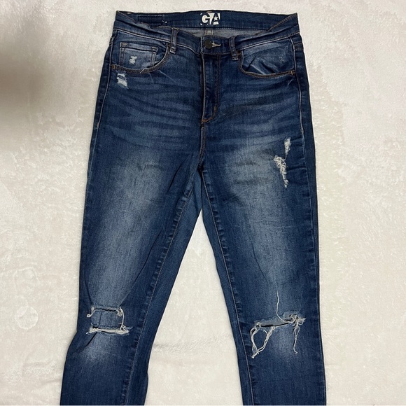 Garage Retro High Waisted Skinny Jeans - Picture 3 of 4